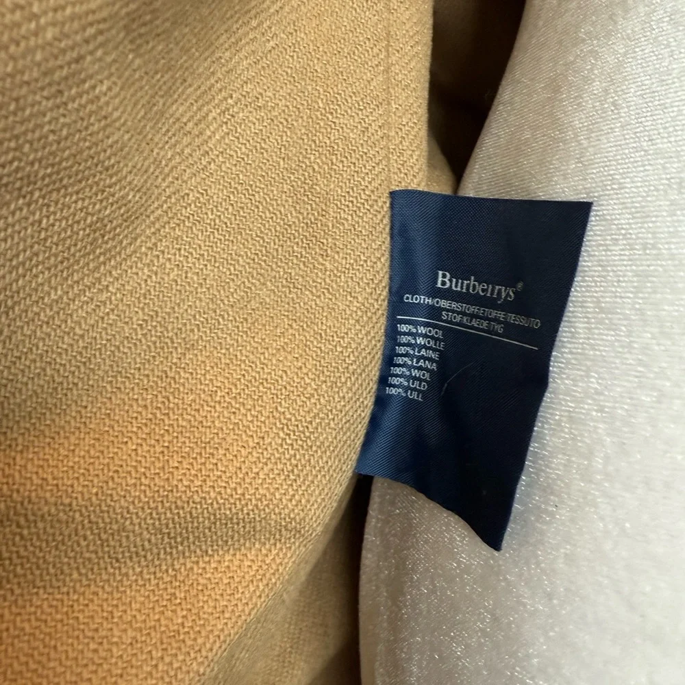 Burberry Khaki Double-Breasted Trench Coat - Picture 3 of 6